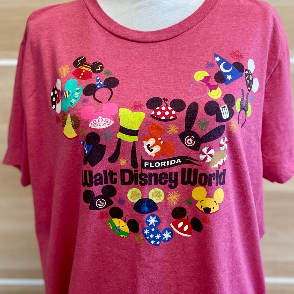 Disney Walt Disney World Pink Short Sleeve Tee